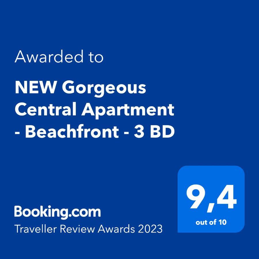 New Gorgeous Central Apartment - Beachfront - 3 Bd ซานเซบาสเตียน ภายนอก รูปภาพ